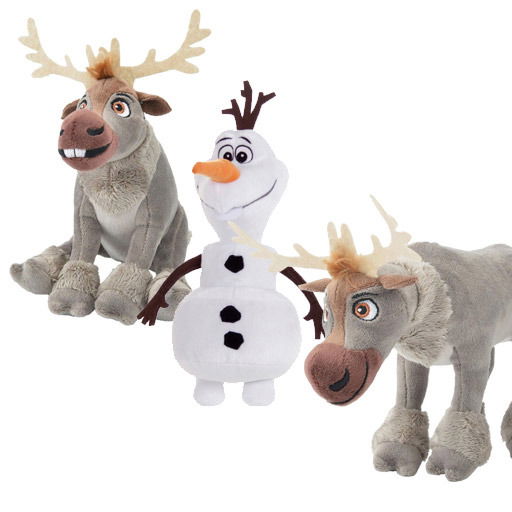 Cover for Frozen · Frozen - Peluche 20 Cm (Assortimento Olaf / Sven In Piedi / Sven Seduto) (MERCH)