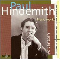 Cover for Hindemith / Janssen · Piano Works (CD) (2006)