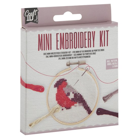 Cover for Craft Id · Craft Id - Mini Embroidery Kit - Bird (cr1713) (Toys)