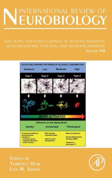 Cover for Terrence Deak · Late Aging Associated Changes in Alcohol Sensitivity, Neurobehavioral Function, and Neuroinflammation (Hardcover Book) (2019)