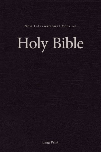 Cover for Zondervan · NIV, Pew and Worship Bible, Large Print, Hardcover, Black (Hardcover Book) (2017)