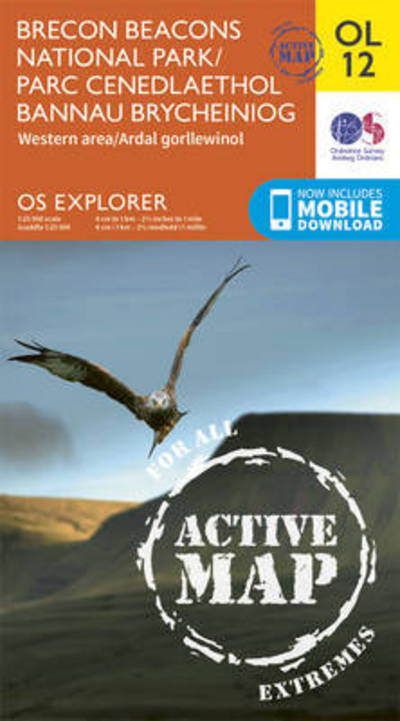 Brecon Beacons National Park / Parc Cenedlaethol Bannau Brycheiniog - Western Area / Ardal Gorllewinol - OS Explorer Map Active - Ordnance Survey - Books - Ordnance Survey - 9780319469309 - June 10, 2015