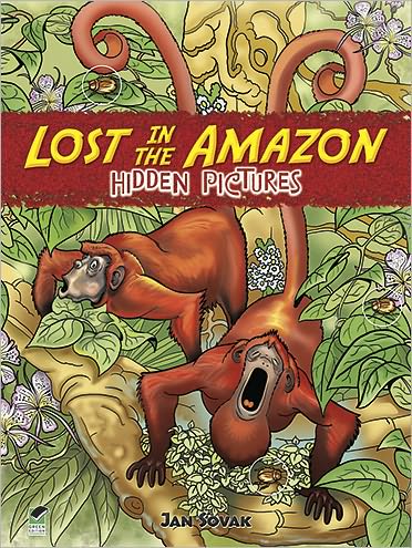 Cover for Jan Sovak · Lost in the Amazon: Hidden Pictures - Dover Children's Activity Books (Paperback Book) [Green edition] (2012)