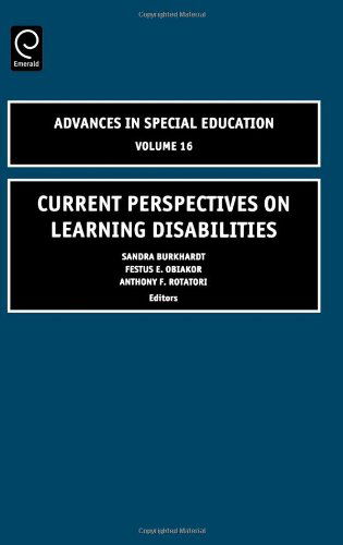 Cover for Anthony F. Rotatori · Current Perspectives on Learning Disabilities - Advances in Special Education (Hardcover Book) [Special edition] (2004)