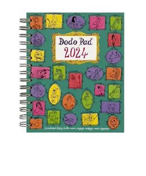 Cover for Lord Dodo · The Dodo Pad Mini / Pocket Diary 2024 - Week to View Calendar Year: A Portable Diary-Organiser-Planner Book with space for up to 5 people / appointments / activities. UK made, sustainable, plastic free (Book) [58 Revised edition] (2023)