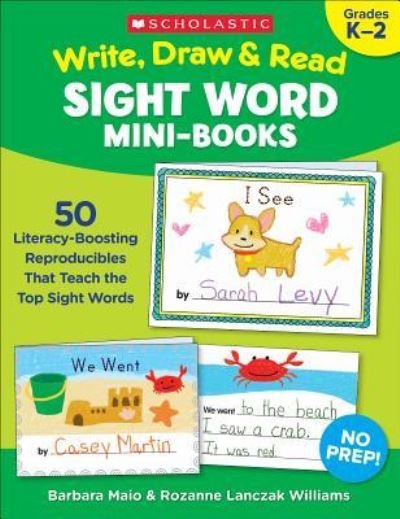 Cover for Rozanne Lanczak Williams · Write, Draw and Read Sight Word Mini-Books (Buch) (2019)