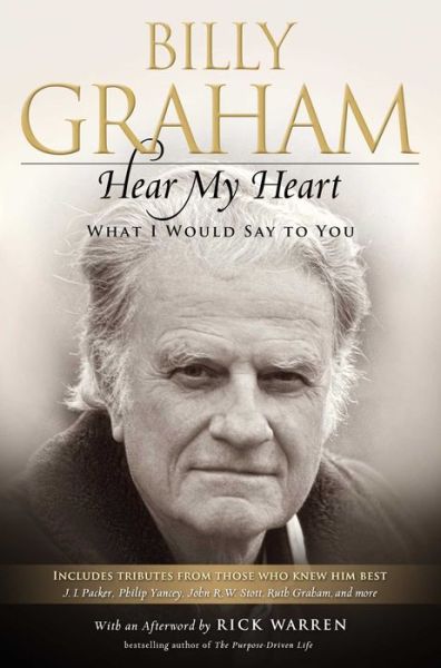 Cover for Billy Graham · Hear my heart (Book) [First Howard Books hardcover edition. edition] (2018)