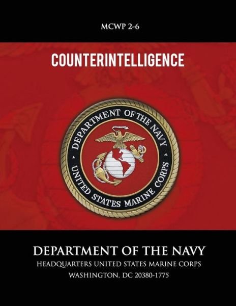 Cover for U S Marine Corps · Counterintelligence (Paperback Book) (2013)