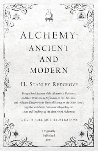 Cover for H Stanley Redgrove · Alchemy (Pocketbok) (2019)