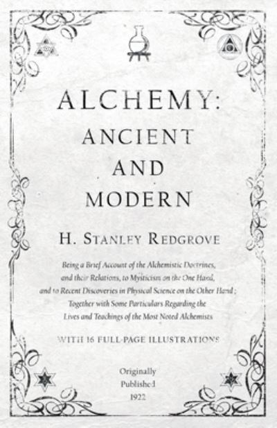 Cover for H Stanley Redgrove · Alchemy (Taschenbuch) (2019)