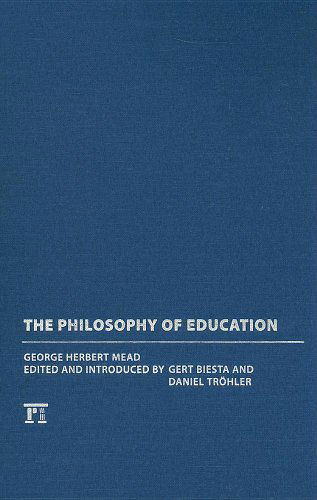 Cover for George Herbert Mead · Philosophy of Education (Hardcover Book) (2008)