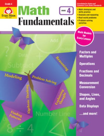 Cover for Evan-Moor Educational Publishers · Math Fundamentals, Grade 4 (Paperback Book) (2017)