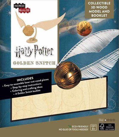 IncrediBuilds: Harry Potter: Golden Snitch 3D Wood Model and Booklet - Incredibuilds - Jody Revenson - Libros - Insight Editions - 9781682980309 - 12 de septiembre de 2018