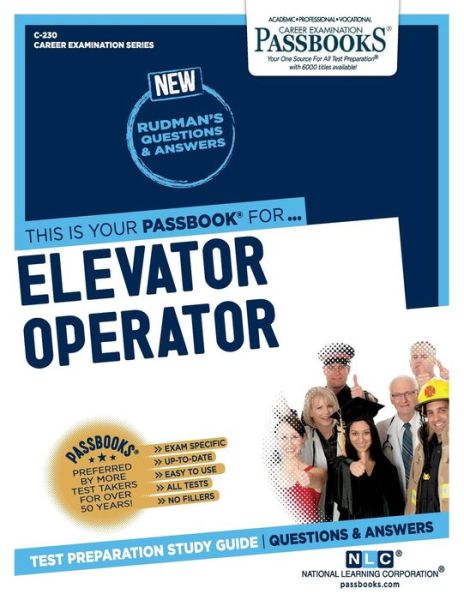 Cover for National Learning Corporation · Elevator Operator (Paperback Book) (2018)