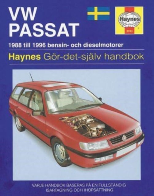 Cover for Haynes Publishing · VW Passat 1988 - 1996 (svenske utgava) (Paperback Bog) (2023)