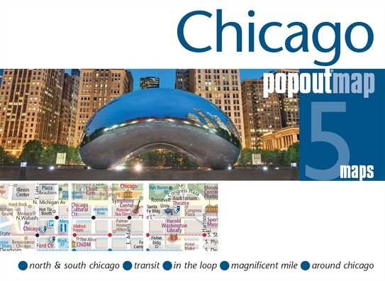 Cover for PopOut Maps · Chicago PopOut Map - PopOut Maps (Map) (2022)