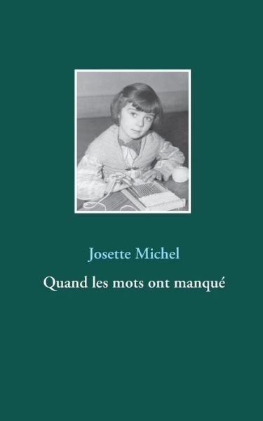 Cover for Michel · Quand les mots ont manqué (Book) (2019)