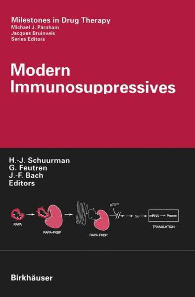 Cover for H -j Schuurman · Modern Immunosuppressives - Milestones in Drug Therapy (Paperback Book) [Softcover reprint of the original 1st ed. 2001 edition] (2012)