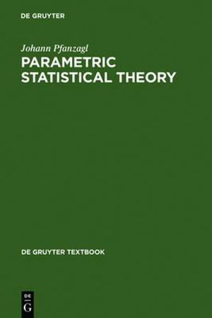 Parametric Statist.Theory - J. Pfanzagl - Livros - De Gruyter - 9783110140309 - 1 de agosto de 1994