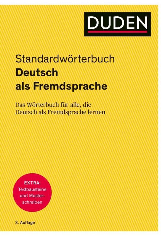Cover for Duden · Duden: Duden Standardwörterbuch - Deutsch als Fremdsprache (Gebundesens Buch) (2018)