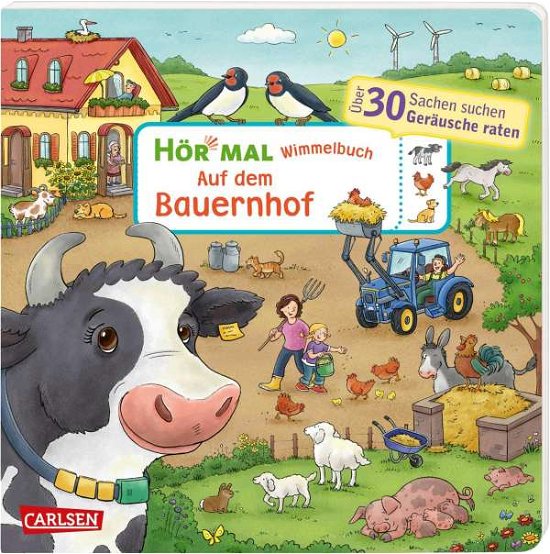 Cover for Julia Hofmann · Hör mal (Soundbuch): Wimmelbuch: Auf dem Bauernhof (Kartongbok) (2021)