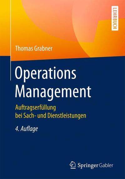 Cover for Grabner · Operations Management (Book) [4th 4. Aufl. 2019 edition] (2018)