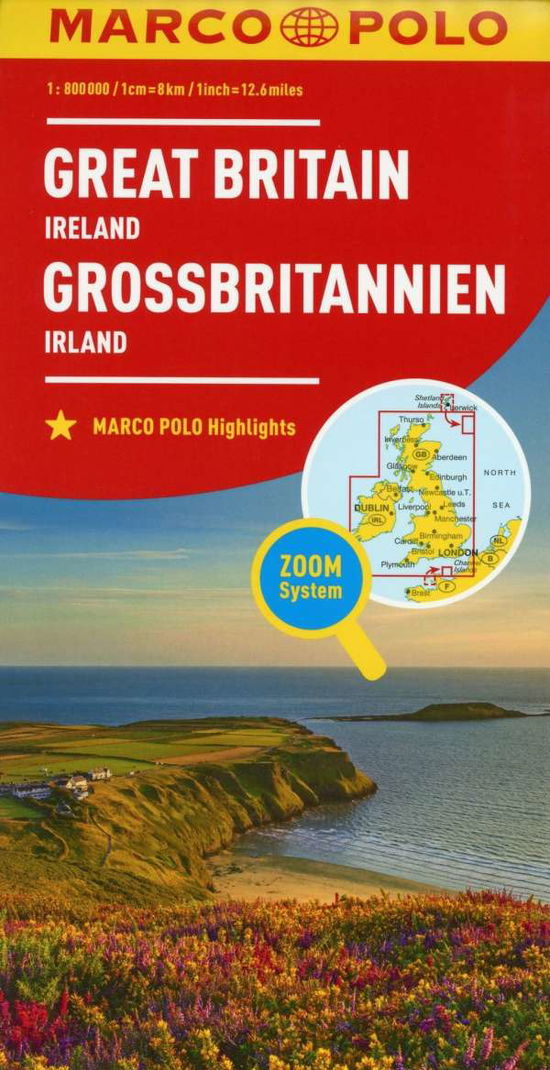 Cover for Marco Polo · Great Britain &amp; Ireland Map - Marco Polo Maps (Map) (2021)