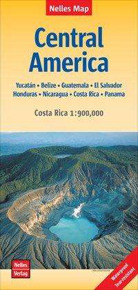 Central America, Nelles Map - Nelles Verlag - Książki - Nelles Verlag - 9783865745309 - 31 marca 2016