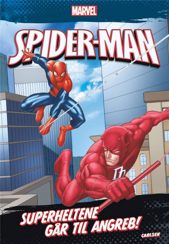 Cover for Marvel · Mighty Marvel: Spider-Man - Superheltene går til angreb! (Bound Book) [1.º edición] (2021)