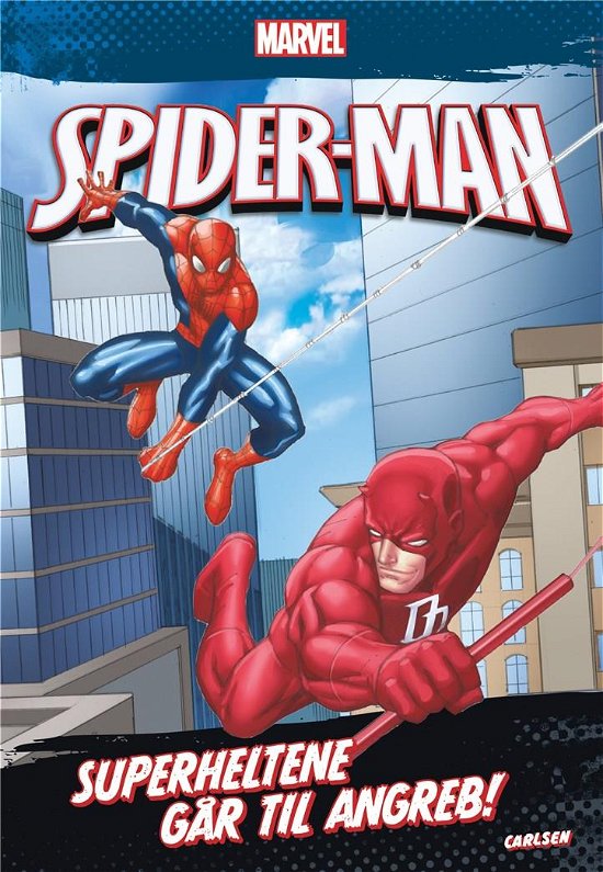 Cover for Marvel · Mighty Marvel: Spider-Man - Superheltene går til angreb! (Gebundesens Buch) [1. Ausgabe] (2021)