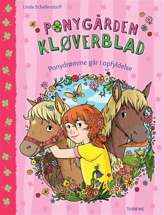 Cover for Linda Schellendorff · Ponygården Kløverblad - Ponydrømme går i opfyldelse (Hardcover Book) [1th edição] (2020)