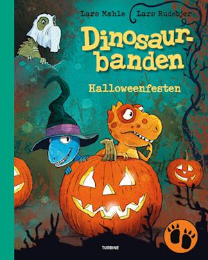 Cover for Lars Mæhle · Dinosaurbanden – Halloweenfesten (Hardcover Book) [1st edition] (2022)