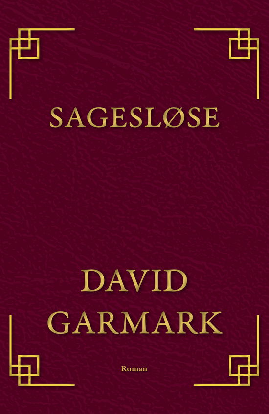 Cover for David Garmark · Sagesløse (Paperback Book) [1st edition] (2019)