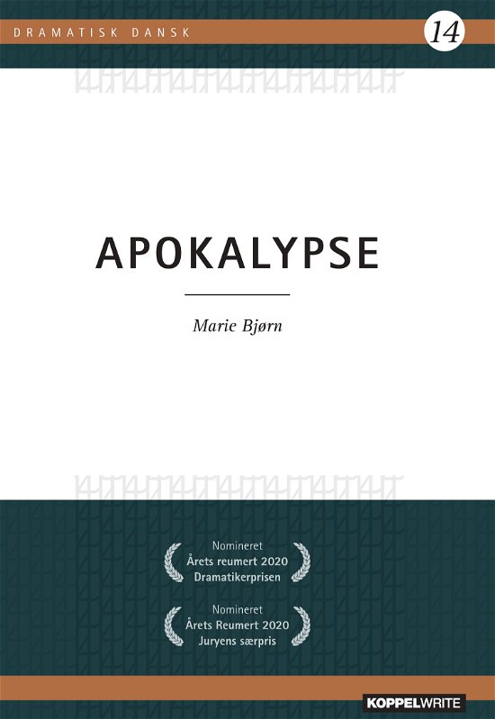 Cover for Marie Bjørn · Dramatisk Dansk 14: Apokalypse (Paperback Book) [1er édition] (2021)