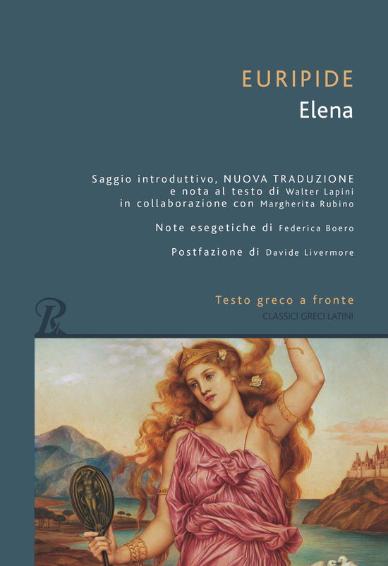 Cover for Euripide · Elena. Testo Greco A Fronte (Book)