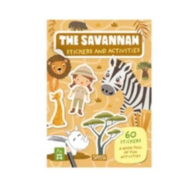 Cover for V Bonaguro · The Savannah: Stickers and Activities (Pocketbok) (2024)