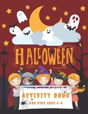 Cover for Boo! Boo! · Halloween Activity Book For Kids Ages 4-8 (Taschenbuch) (2020)
