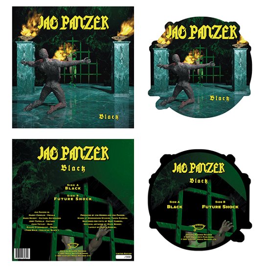 Cover for Jag Panzer · Black (Shaped Pic Disc) (12&quot;) (2024)