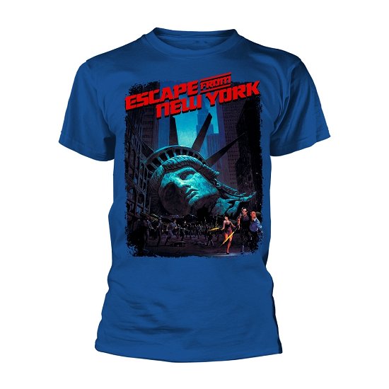 Cover for Escape from New York · Movie Poster (Royal Blue) (T-shirt) [size M] [Blue edition] (2020)