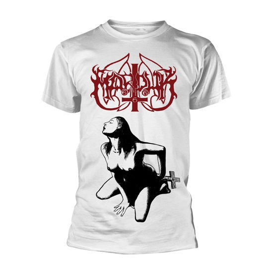 Cover for Marduk · Fuck Me Jesus (White) (T-shirt) [size S] [White edition] (2020)