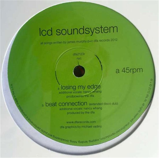 Losing My Edge [Indie Retail] - LCD Soundsystem - Musik - DFA - 0829732212310 - 17. April 2012
