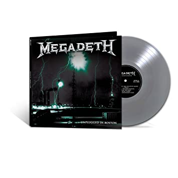 Cover for Megadeth · Unplugged In Boston (Silver Vinyl) (LP) [Limited edition] (2021)