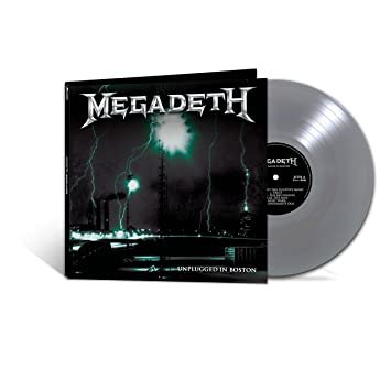 Cover for Megadeth · Unplugged In Boston (Silver Vinyl) (LP) (2021)