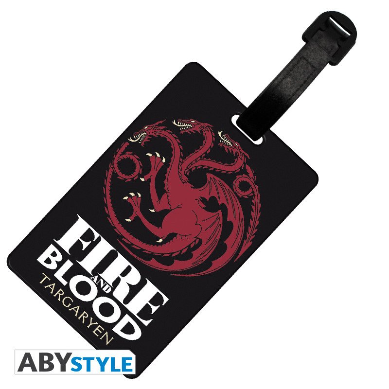 Game Of Thrones Targaryen Suitcase Luggage Backpack Tag Nwt 