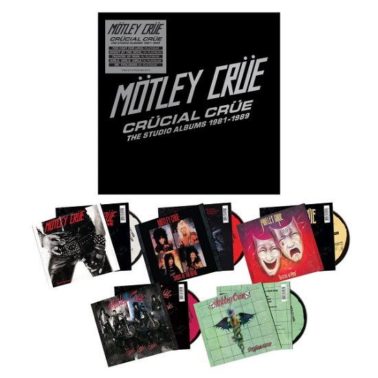 Cover for Mötley Crüe · Crücial Crüe - The Studio Albums 1981-1989 (CD) [Box Set edition] (2023)