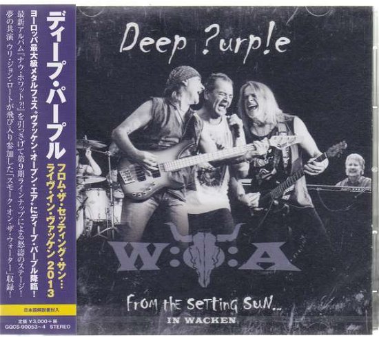 Cover for Deep Purple · From Setting Sun: Live In Wacken 2013 (CD) [Japan Import edition] (2015)
