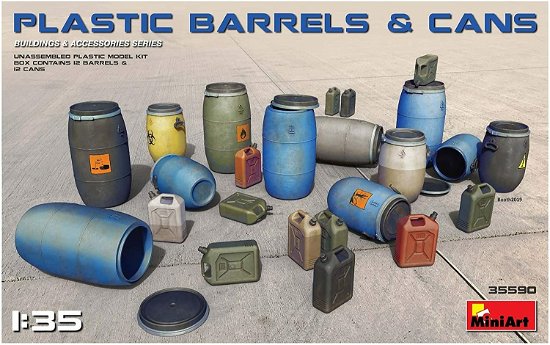 Cover for MiniArt · 1/35 Plastic Barrels En Cans (Toys)