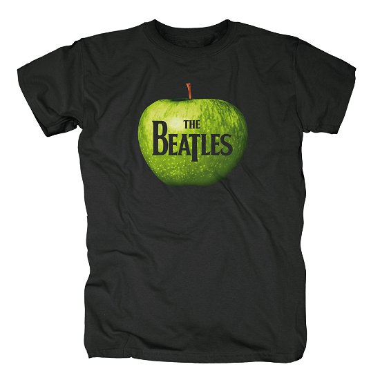 Cover for The Beatles · Apple Logo Black (T-shirt) [size XL] (2014)