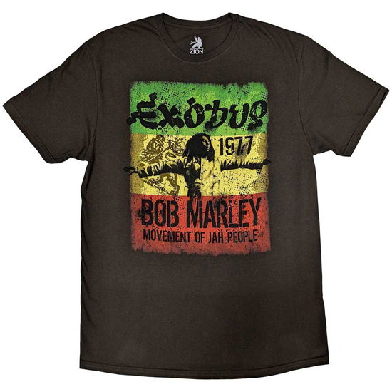 Cover for Bob Marley · Bob Marley Unisex T-Shirt: Movement (T-shirt) [size S] [Black - Unisex edition] (2015)