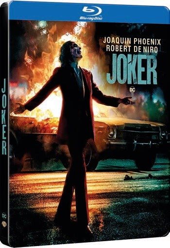 Cover for Frances Conroy,robert De Niro,joaquin Phoenix · Joker (Steelbook) (Blu-ray) (2020)